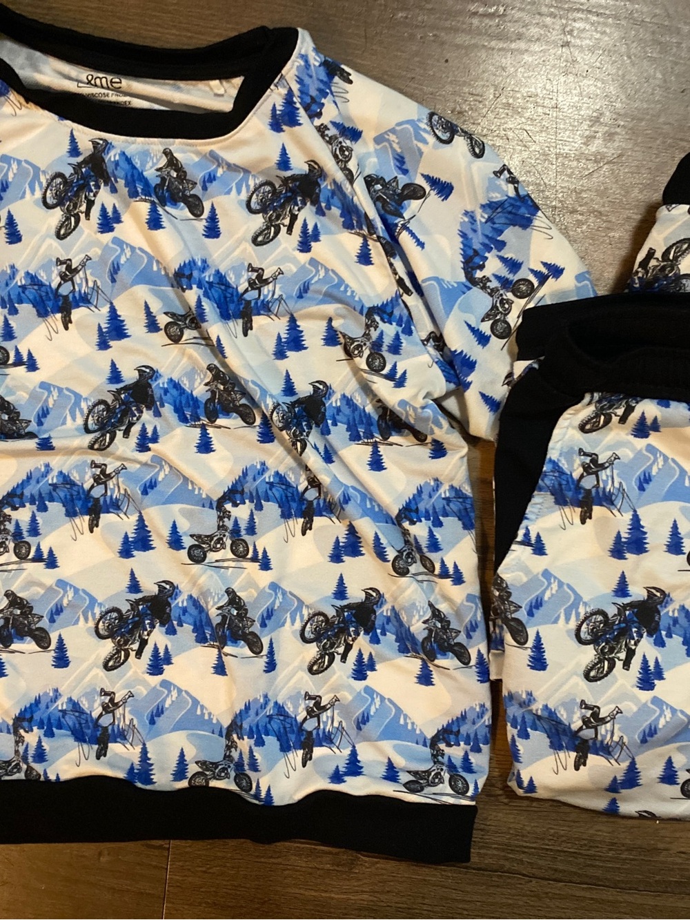 5/6 bamboo French terry jogger set EUC